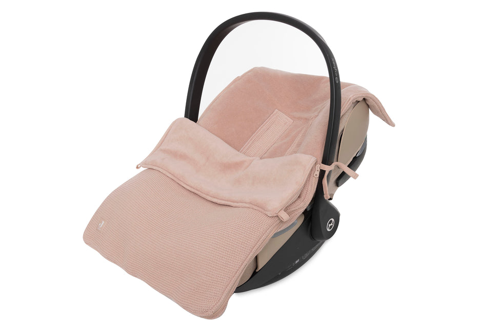 Voetenzak groep 0+ 3/5 punts gordel Basic Knit - Wild Rose