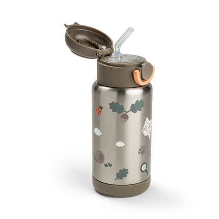 Done by Deer Thermos Rietjesfles Tiny Trails Sand 340ml