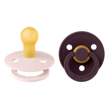 BIBS Spenen Colour 2 PACK  Petal/Plum Maat 2
