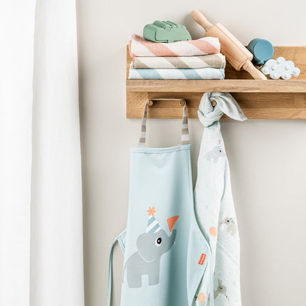 Waterproef schort Celebration Blue