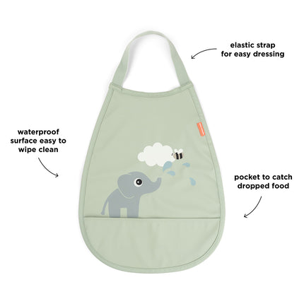 Pull-over bib Elphee Green