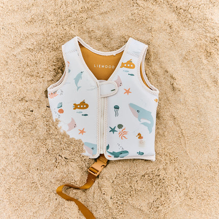 Liewood Zwemvest Dove Sea Creature / Sandy