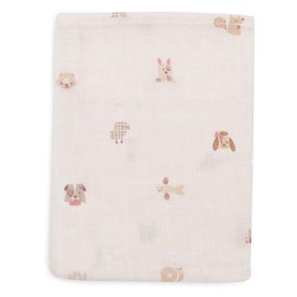 Hydrofiel Washandje 15x20cm - Animal Friends - 3 Stuks