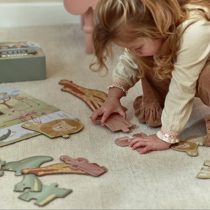 Little Dutch 6 in 1 Puzzel Safari