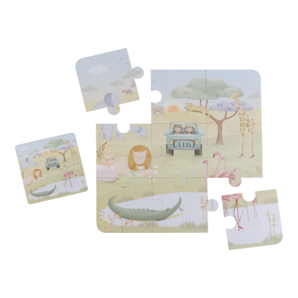Little Dutch 6 in 1 Puzzel Safari