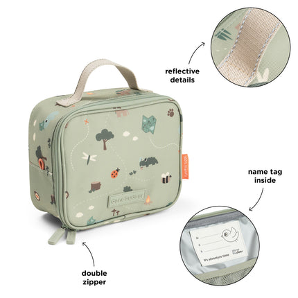 Done By Deer Tiny Thermos Lunchtas Tiny trails Green 2,8L