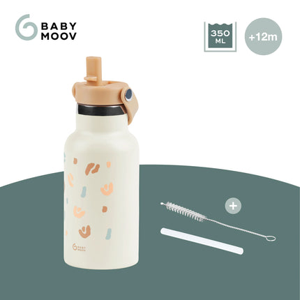 Babymoov Little Explorer Geïsoleerde RVS Drinkfles Ivory