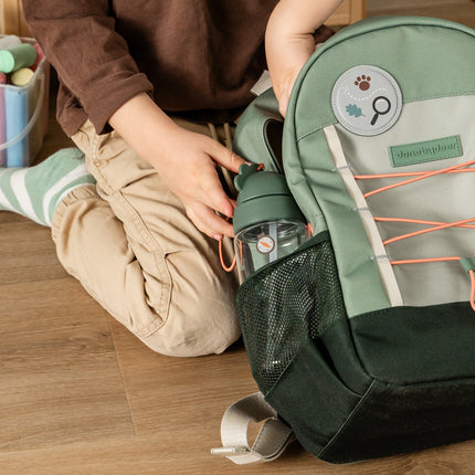 Done By Deer Rugtas Tiny Trails Green 13L