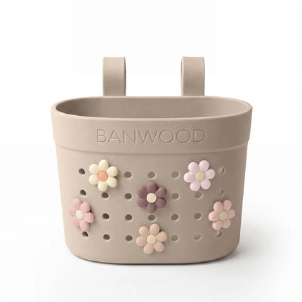 Banwood Kinderstep- en Fietsmandje Pin & Ride Sand