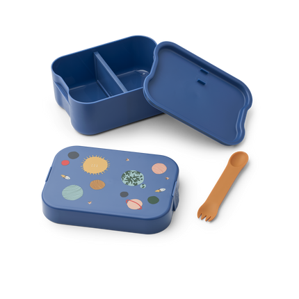 Chelsey Printed Lunchbox Set Universe / Classic navy