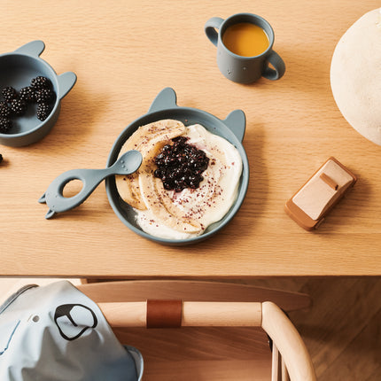 Liewood Kinderservies Set Vivi Whale Blue