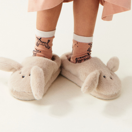 Liewood Aviaja Rabbit Slippers Mist