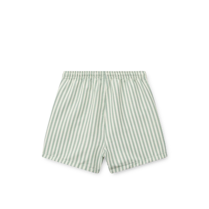 Liewood Zwembroek Kind Duke Stripe Peppermint / Crisp White