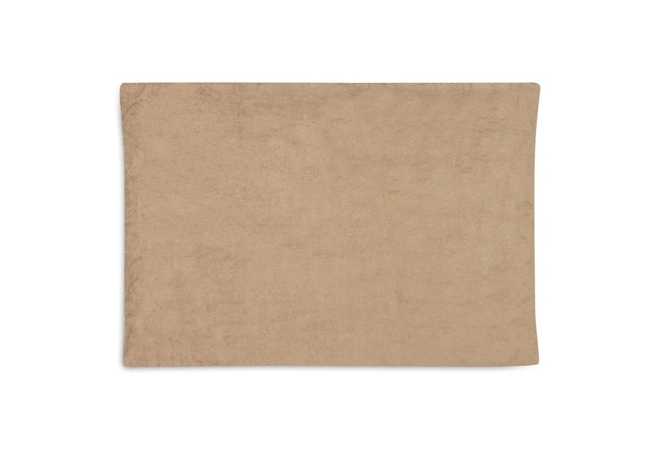 Aankleedkussenhoes Badstof 50x70cm - Sea Green/Biscuit - 2 Stuks - Babywinkel - 8717329393202