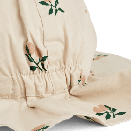 Amelia omkeerbare zonnehoed Peach/Sandy koop je bij Babywinkel