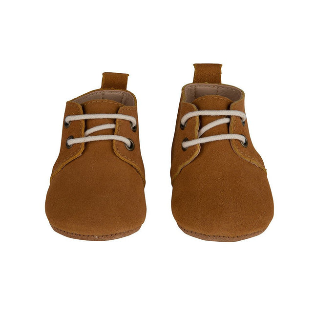 Baby Dutch Baby Schoentjes Cognac Suede koop je bij Babywinkel
