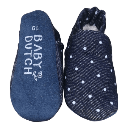 Baby Dutch Baby Schoentjes Denim Stippen - Baby Dutch - Babywinkel - 8719558444199