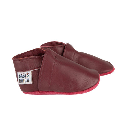 Baby Dutch Baby Schoentjes Effen Bordeaux Rood - Baby Dutch - Babywinkel - 8719558444090