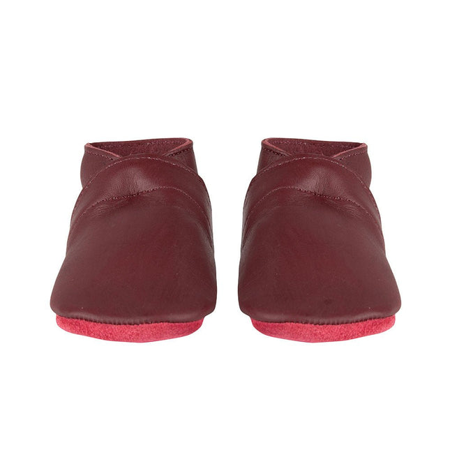 Baby Dutch Baby Schoentjes Effen Bordeaux Rood koop je bij Babywinkel