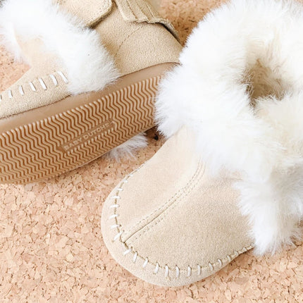 Baby Dutch Baby Schoentjes Hoog Beige - Baby Dutch - Babywinkel - 8719558449132
