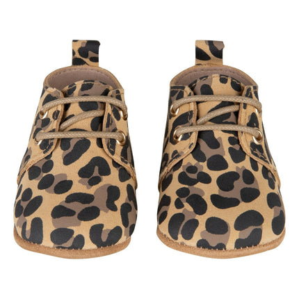 Baby Dutch Baby Schoentjes Met Veters Leopard - Baby Dutch - Babywinkel - 8719558445691