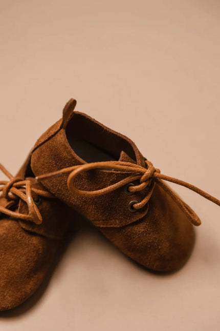 Baby Dutch Baby Schoentjes Nova Camel Suede koop je bij Babywinkel