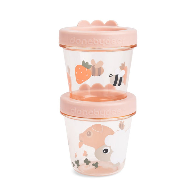 Done by Deer Opbergbakjes Tiny Farm 2St Roze koop je bij Babywinkel