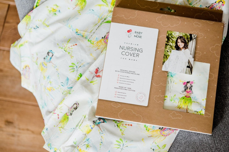 Baby on the move Borstvoedingsdoek Hawaii Vibes - Baby on the move - Babywinkel - 5407006700036