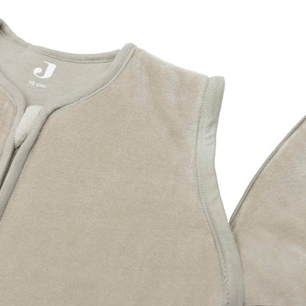 Baby Slaapzak met Afritsbare Mouw 110cm Velvet - Olive Green - Babywinkel - 8717329375789