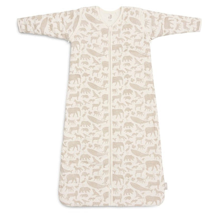 Baby Slaapzak met Afritsbare Mouw Animals - Nougat - Babywinkel - 8717329375994