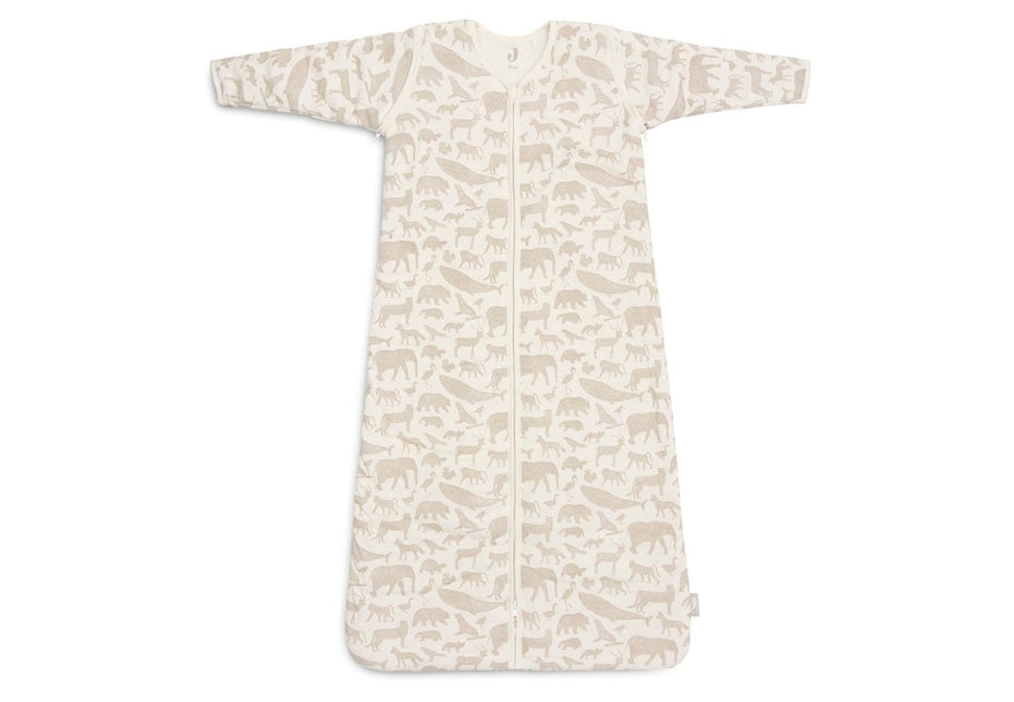 Baby Slaapzak met Afritsbare Mouw Animals - Nougat - Babywinkel - 8717329375994