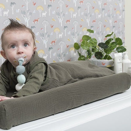 Baby's Only Aankleedkussenhoes Breeze Stonegreen 45x70cm - Baby's Only - Babywinkel - 8720088332535