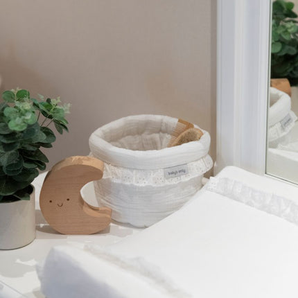 Baby's Only Aankleedkussenhoes Calm Wit - Baby's Only - Babywinkel - 8720791359324