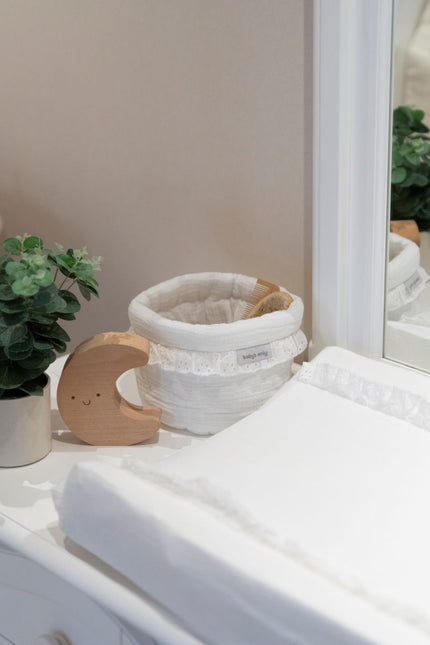 Baby's Only Aankleedkussenhoes Calm Wit - Baby's Only - Babywinkel - 8720791359324