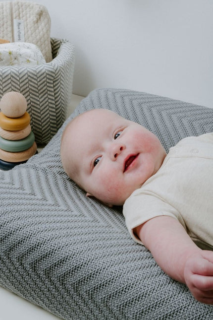 Baby's Only Aankleedkussenhoes Grace Nordic Blue - Baby's Only - Babywinkel - 8720791354565