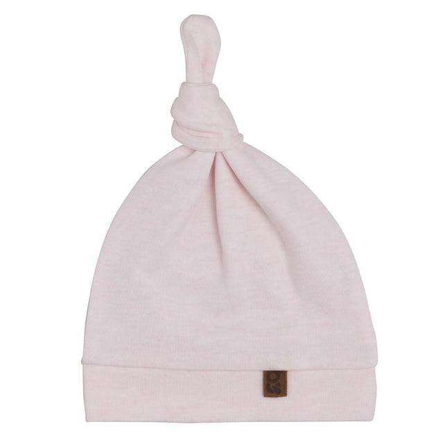Baby's Only Baby Mutsje Met Knoop Melange Classic Roze koop je bij Babywinkel