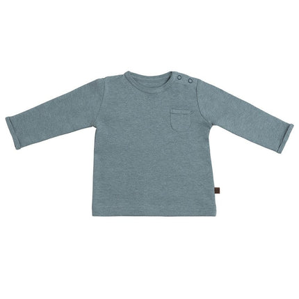 Baby's Only Baby Shirt Melange Stonegreen - Baby's Only - Babywinkel - 8719497047758