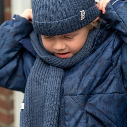 Baby's Only Babymutsje met Pompon Cool Jeans 3 - 36Mnd - Baby's Only - Babywinkel - 8720791359119