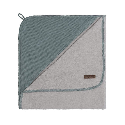 Baby's Only Badcape Baby Classic Stonegreen 75x85cm - Baby's Only - Babywinkel - 8719497042760