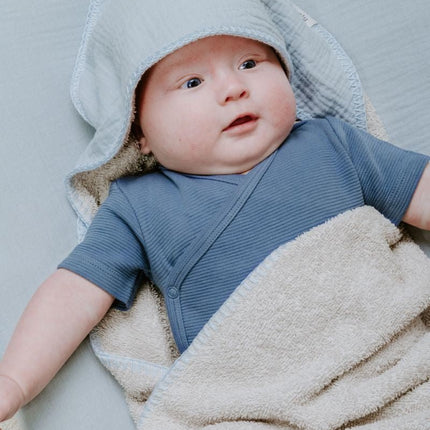 Baby's Only Badcape Baby Fresh Misty Blue - Baby's Only - Babywinkel - 8720791355197