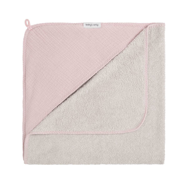 Baby's Only Badcape Baby Fresh Oud Roze koop je bij Babywinkel