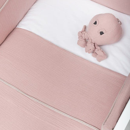 Baby's Only Bedomrander Breeze Oud Roze - Baby's Only - Babywinkel - 8720088330937