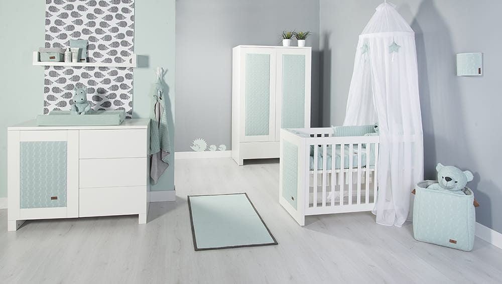 Baby's Only Bedomrander Cable Stonegreen - Baby's Only - Babywinkel - 8719497043743