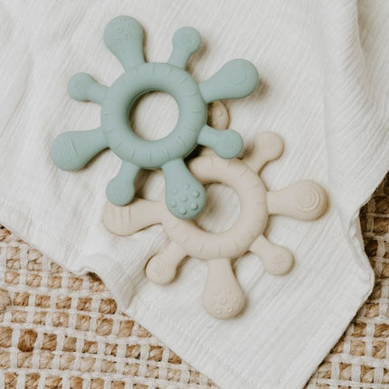 Baby's Only Bijtring Blossom Stonegreen - Baby's Only - Babywinkel - 8720791353469