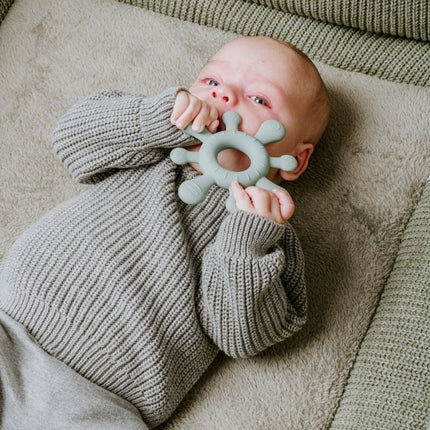 Baby's Only Bijtring Blossom Stonegreen - Baby's Only - Babywinkel - 8720791353469