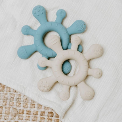 Baby's Only Bijtring Blossom Vintage Blue - Baby's Only - Babywinkel - 8720791353483
