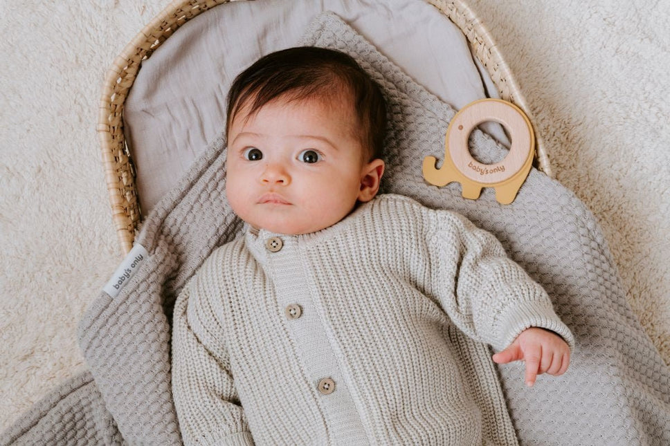 Baby's Only Bijtring Olifant Oker - Baby's Only - Babywinkel - 8720512364675