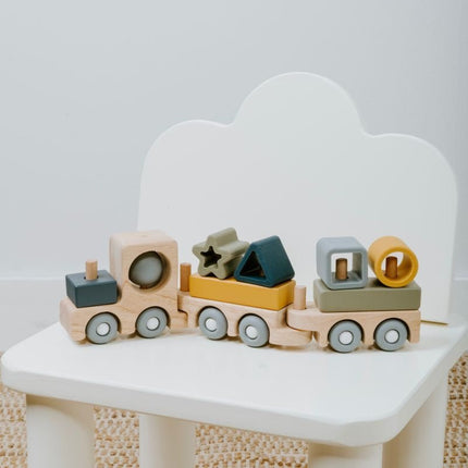 Baby's Only Houten Speelgoed Trein Earth - Baby's Only - Babywinkel - 8720791353957