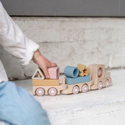 Baby's Only Houten Speelgoed Trein Earth - Baby's Only - Babywinkel - 8720791353957