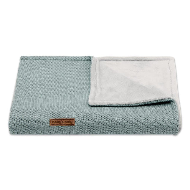 Baby's Only Ledikantdeken Soft Classic Stonegreen - Baby's Only - Babywinkel - 8719075020333